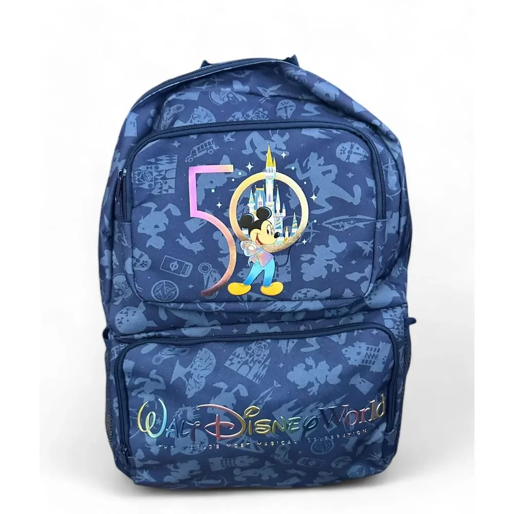 Walt Disney World Parks‎ 50th Anniversary Mickey Mouse Backpack Cooler Full Size